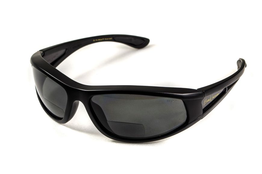 Окуляри біфокальні поляризаційні (захисні) BluWater Winkelman-2 polarized (+2.5 bifocal), (gray) чорні 4ВИН2БИФ-Д2.5 фото