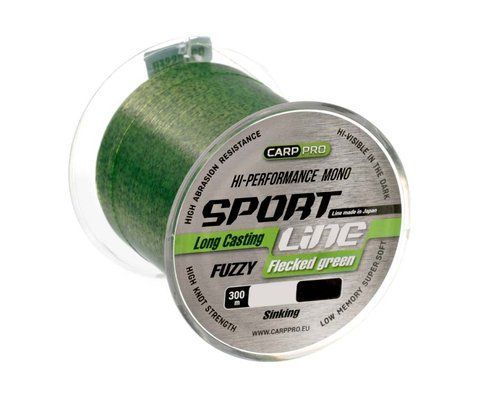 Жилка Carp Pro Sport Line Flecked Green 0,235mm 1000m 74941 фото