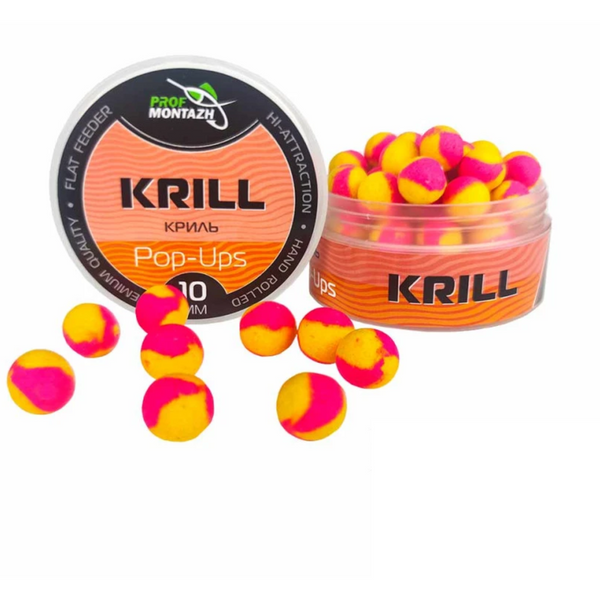 Бойлы ProfMontazh POP-UPS Криль (Krill) 10мм 14695 фото