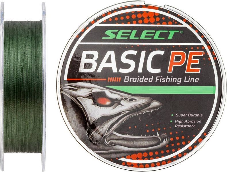 Шнур Select Basic PE 0,22mm 150m col. Dark-Green 75941 фото Шнур Select Basic PE 0,22mm 150m col. Dark-Green 75941 фото