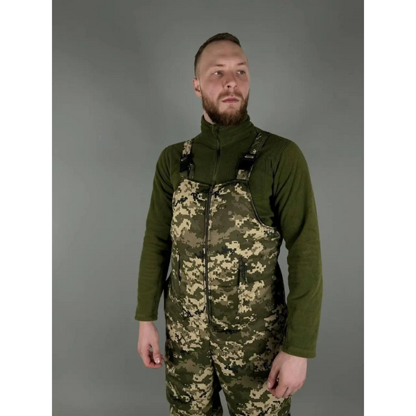 Полукомбинезон зимний Светлый-пиксель р-р48-50 34662 фото