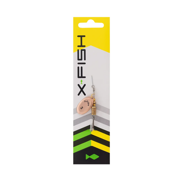 Блесна X-Fish Stark №2 4.5g Copper 111027 фото Блесна X-Fish Stark №2 4.5g Copper 111027 фото