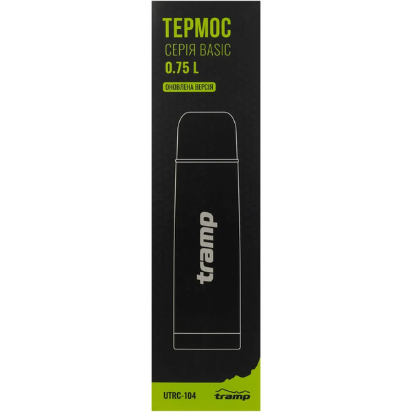 Термос Tramp Basіc Черный 1.0 л TRC-105 112962 фото