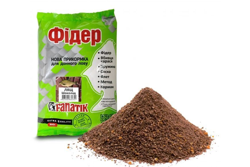Прикормка Fanatik Фидер Лещ Шоколад 900g 13798 фото