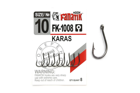 Крючок Fanatik FK-1008 Karas №9 1849 фото
