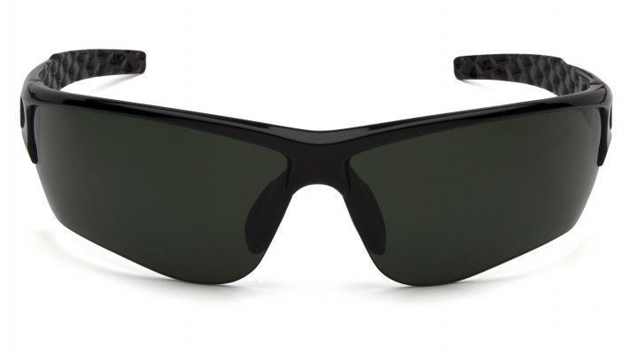 Окуляри захисні Venture Gear Atwater (forest gray) Anti-Fog, сіро-зелені в сріблястій оправі 3АТВО-С21 фото