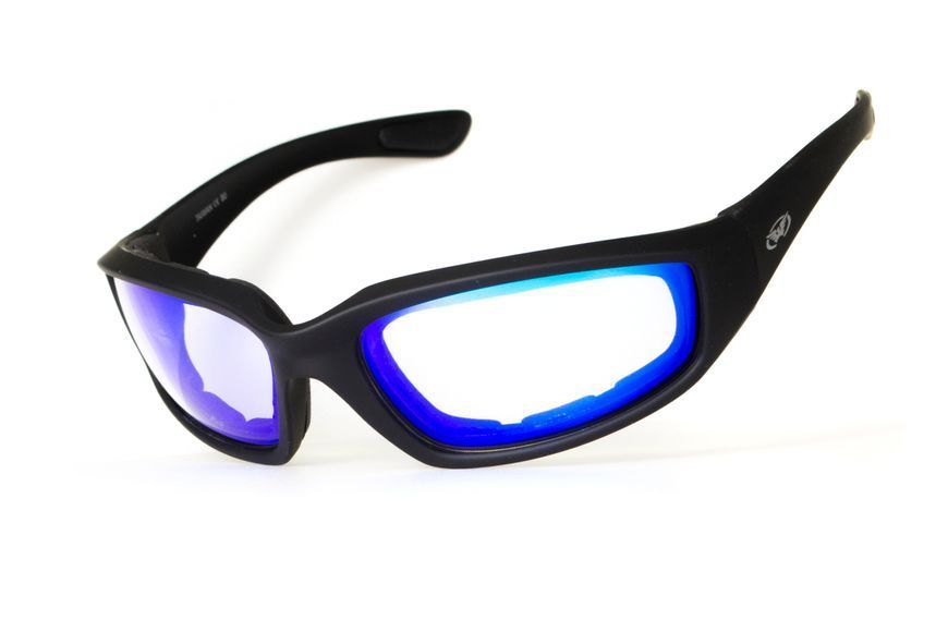 Окуляри фотохромні (захисні) Global Vision KickBack Photochromic (G-Tech™ blue) Anti Fog, фотохромні дзеркальні сині 1КИК24-90 фото Окуляри фотохромні (захисні) Global Vision KickBack Photochromic (G-Tech™ blue) Anti Fog, фотохромні дзеркальні сині 1КИК24-90 фото