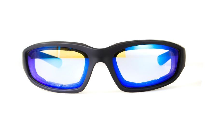 Окуляри фотохромні (захисні) Global Vision KickBack Photochromic (G-Tech™ blue) Anti Fog, фотохромні дзеркальні сині 1КИК24-90 фото Окуляри фотохромні (захисні) Global Vision KickBack Photochromic (G-Tech™ blue) Anti Fog, фотохромні дзеркальні сині 1КИК24-90 фото