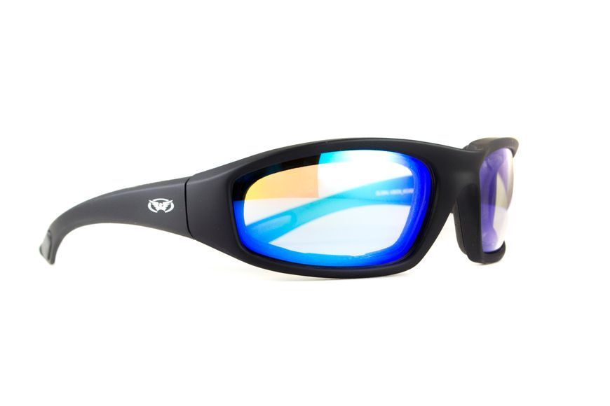 Окуляри фотохромні (захисні) Global Vision KickBack Photochromic (G-Tech™ blue) Anti Fog, фотохромні дзеркальні сині 1КИК24-90 фото Окуляри фотохромні (захисні) Global Vision KickBack Photochromic (G-Tech™ blue) Anti Fog, фотохромні дзеркальні сині 1КИК24-90 фото