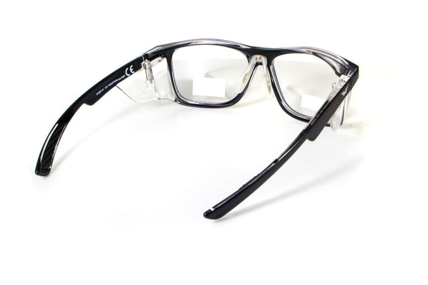 Окуляри під діоптрії Global Vision RX-T Сrystal Black (rx-able) (clear), прозорий в двокольоровій оправі 1RX-T-22 фото