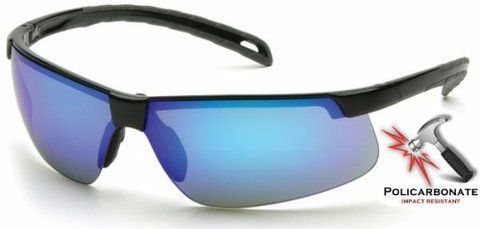Очки защитные открытые Pyramex Ever-Lite (ice blue mirror), синие зеркальные 2ЕВЕР-90 фото