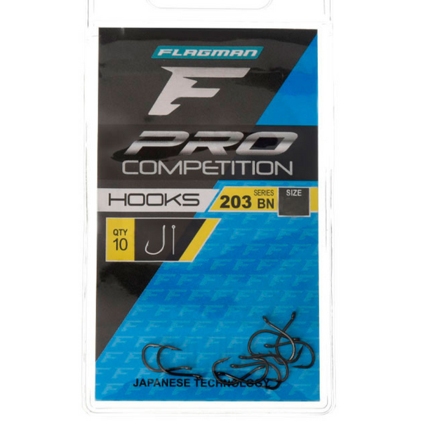 Крючки Flagman Pro Competition 203 Black Nickel №8 78258 фото