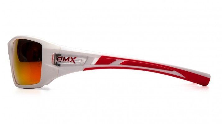 Очки защитные открытые Pyramex Velar White (sky red mirror) красные зеркальные 2ВЕЛАР-Б91 фото