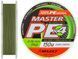 Шнур Select Master PE x4 0.08mm 150m col. Dark-Green 76527 фото 2
