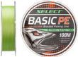 Шнур Select Basic PE Light Green 150m 0,12mm