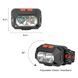 Ліхтар налобний PLD-SL02-XPG(white+red) Motion Sensor 105759 фото 3