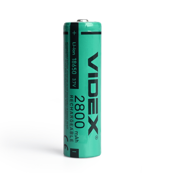 Акумулятор 18650 VіDEX 2800mAh без захисту 1869 фото Акумулятор 18650 VіDEX 2800mAh без захисту 1869 фото