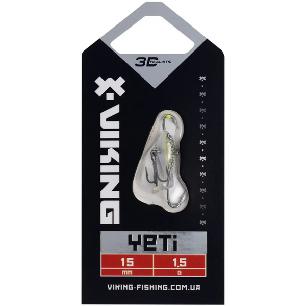 Балансир Viking Fishing Yeti Ice Jig 15mm 1.5g col.13 Just Pike 106230 фото