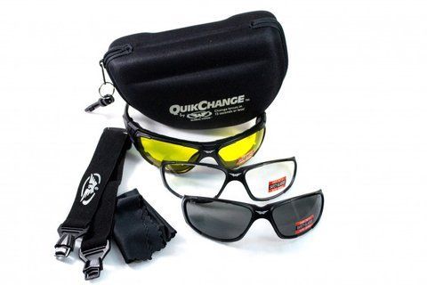 Очки защитные со сменными линзами Global Vision QuikChange Kit 1КВИКИТ фото