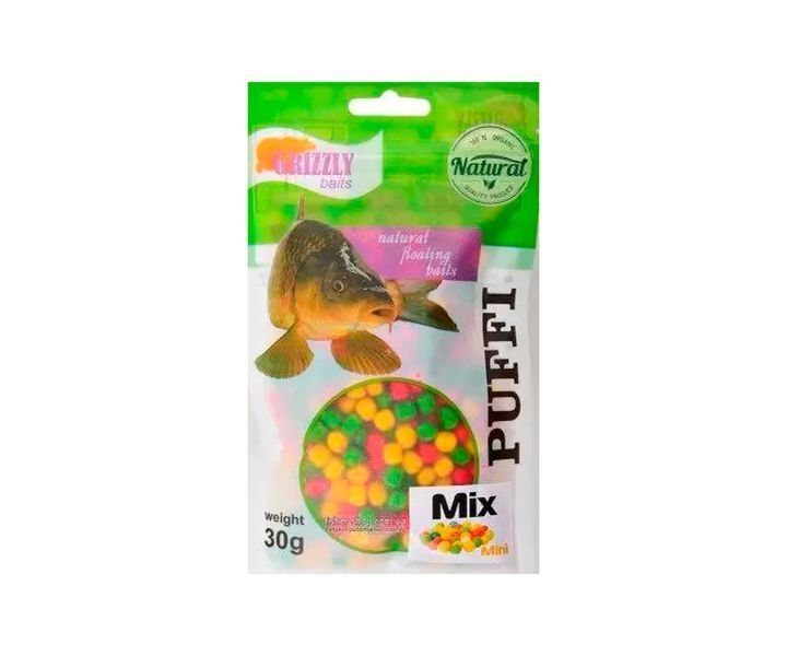 Повітряне тісто GRIZZLY Мультивітамін (30гр) mini 111687 фото Повітряне тісто GRIZZLY Мультивітамін (30гр) mini 111687 фото