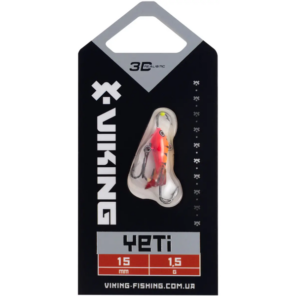 Балансир Viking Fishing Yeti Ice Jig 15mm 1.5g col.15 Pink Moon 106232 фото