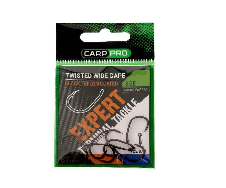 Гачки Carp Pro Twisted Wide Gape BT Series №6 76079 фото