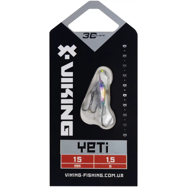 Балансир Viking Fishing Yeti Ice Jig 15mm 1.5g col.16 European Values 106233 фото