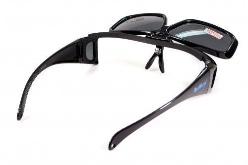Очки поляризационные BluWater Flip-IT Polarized (gray) серые 4ФЛИП-20П фото Очки поляризационные BluWater Flip-IT Polarized (gray) серые 4ФЛИП-20П фото