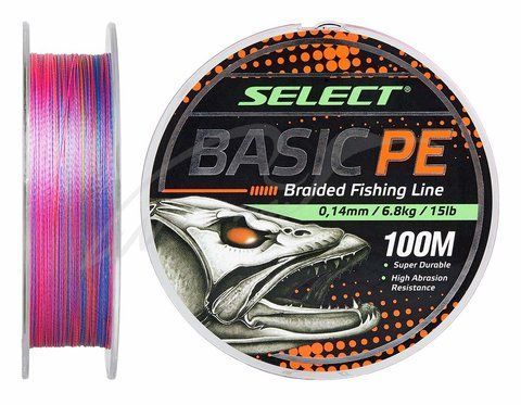 Шнур Select Basic PE Multicolor 100m 0,26mm 6350 фото