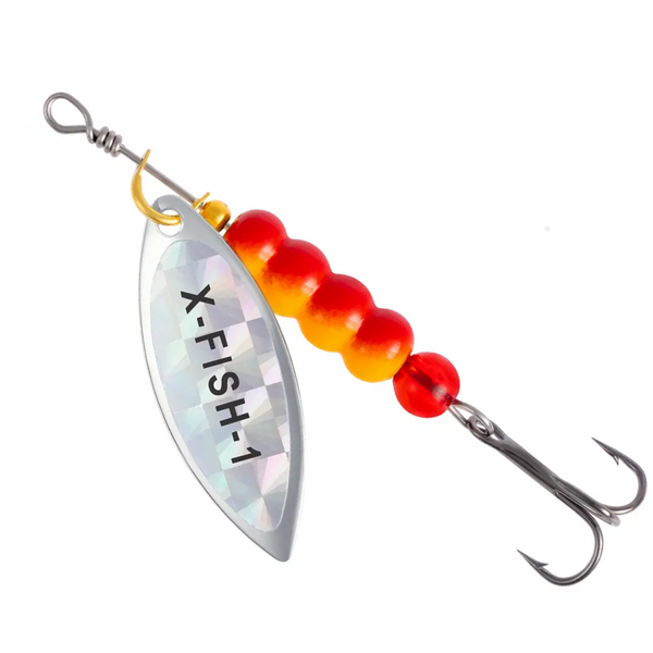 Блешня X-Fish Trophy №1 7g Silver rainbow 111047 фото Блешня X-Fish Trophy №1 7g Silver rainbow 111047 фото