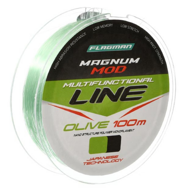 Леска Flagman Magnum Mod 0.25mm 100m Olive 104668 фото Леска Flagman Magnum Mod 0.25mm 100m Olive 104668 фото