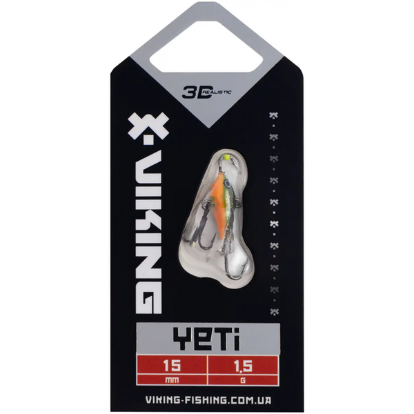 Балансир Viking Fishing Yeti Ice Jig 15mm 1.5g col.18 Golden Green 106237 фото Балансир Viking Fishing Yeti Ice Jig 15mm 1.5g col.18 Golden Green 106237 фото