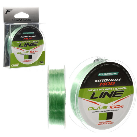 Жилка Flagman Magnum Mod 0.30mm 100m Olive 104669 фото