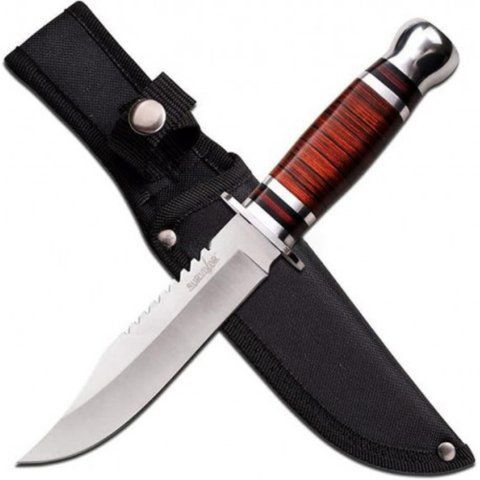 Ніж мисливський Columbia з фіксованим клинком в чохлі 265мм,сталь 440С 113494 фото