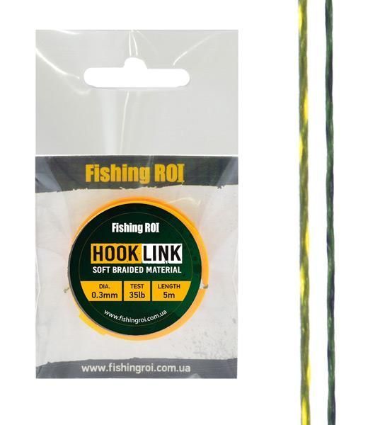 Поводочн.материал Fishing ROI Hard 35lb 0.3mm(зелен\белый\желт) 9715 фото Поводочн.материал Fishing ROI Hard 35lb 0.3mm(зелен\белый\желт) 9715 фото