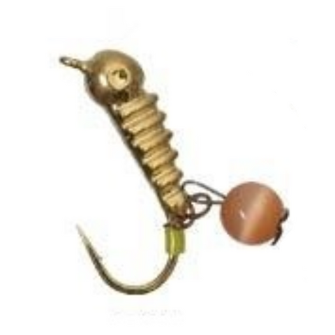 Мормишка вольфрамова Fishing Fishing ROI Личинка з вушком і підвіскою 2.5mm 0.39g col. E11 12037 фото