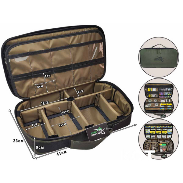 Сумка-органайзер Profmontazh Tackle Bag FFС для монтажів та годівниць 104161 фото Сумка-органайзер Profmontazh Tackle Bag FFС для монтажів та годівниць 104161 фото