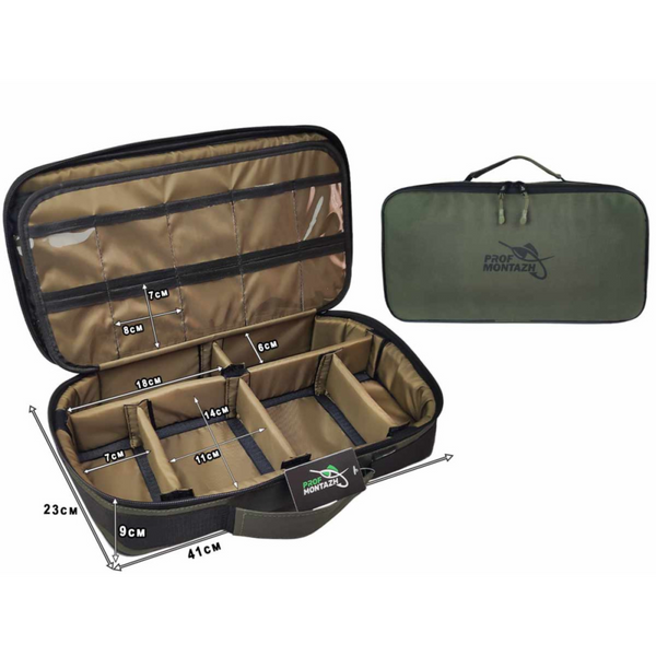 Сумка-органайзер Profmontazh Tackle Bag FFС для монтажів та годівниць 104161 фото Сумка-органайзер Profmontazh Tackle Bag FFС для монтажів та годівниць 104161 фото