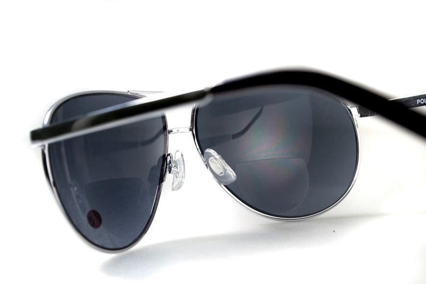 Бифокальные защитные очки Global Vision Aviator Bifocal (+2.0) (gray) серые 1АВИБИФ-Д2.0 фото
