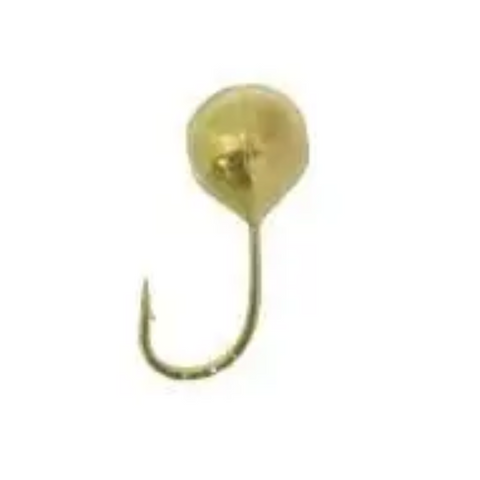Мормишка вольфрамова Fishing ROI Куля з отвором 3,5mm 0,39g col. GO 8258 фото