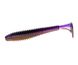 Приманка Віброхвіст Flagman Mystic Fish Fat Violet-Pearl White col. 0531 82mm (1шт) 29725 фото