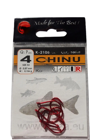 Крючок Gurza Chinu Red №8 8574 фото
