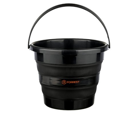 Відро складне Forrest Folding Bucket 10L Black 76085 фото