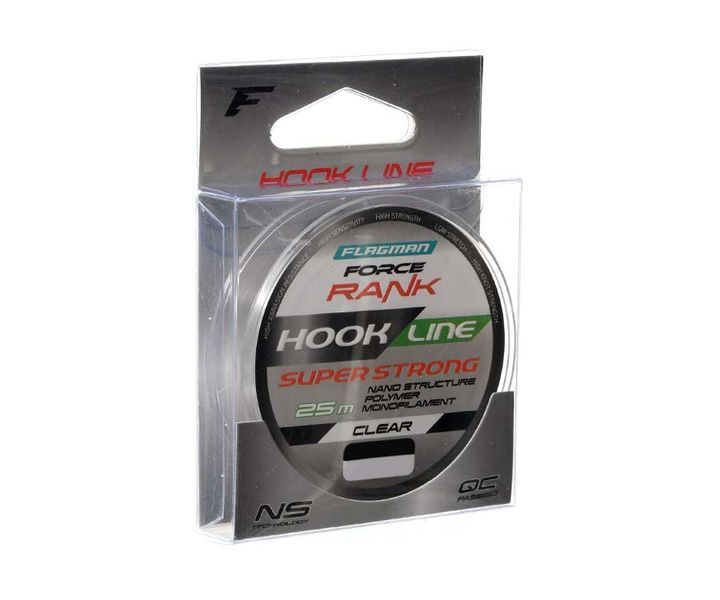 Жилка Flagman Force Rank Hooklenght 0.14mm 25m 104662 фото