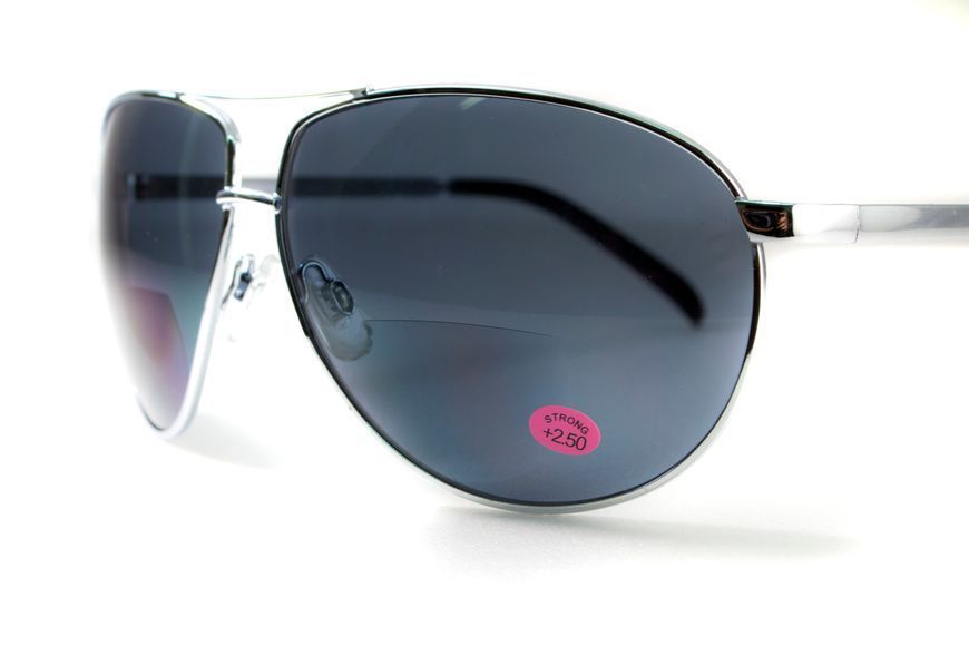 Бифокальные защитные очки Global Vision Aviator Bifocal (+2.5) (gray) серые 1АВИБИФ-Д2.5 фото