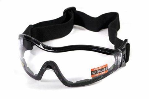 Очки защитные с уплотнителем Global Vision Z-33 (clear) Anti-Fog, прозрачные 1З33-10 фото