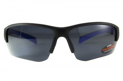 Окуляри поляризаційні BluWater Samson-3 Polarized (gray), чорні 4САМС3-20П фото