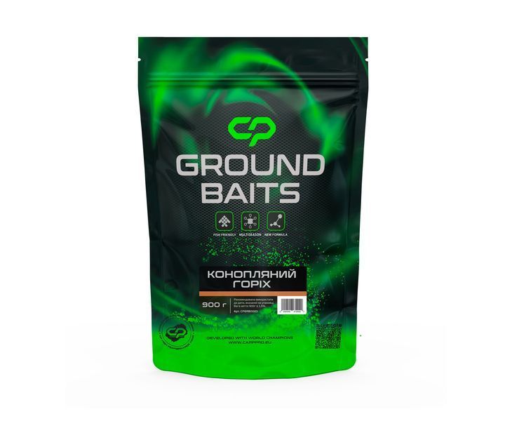 Прикормка Carp Pro Конопляний Горіх 900g 110202 фото Прикормка Carp Pro Конопляний Горіх 900g 110202 фото