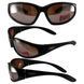 Очки защитные открытые Global Vision Hercules-1 (drive mirror) коричневые 1ГЕРК-50 фото 2