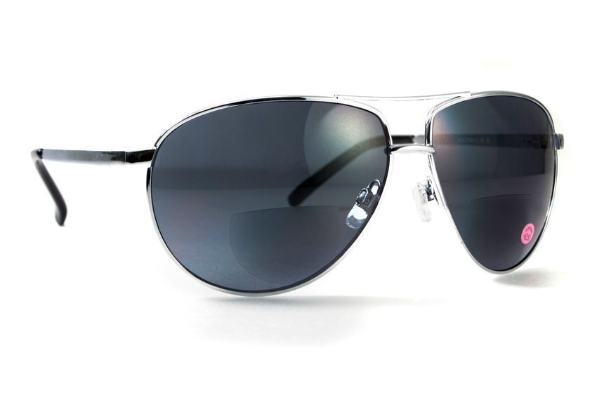 Окуляри біфокальні (захисні) Global Vision Aviator Bifocal (+3.0) (gray), чорні біфокальні лінзи в металевій оправі 1АВИБИФ-Д3.0 фото Окуляри біфокальні (захисні) Global Vision Aviator Bifocal (+3.0) (gray), чорні біфокальні лінзи в металевій оправі 1АВИБИФ-Д3.0 фото